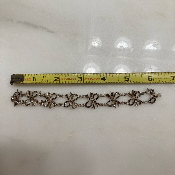 Marcasite Sterling Silver Bracelet - Picture 3 of 5